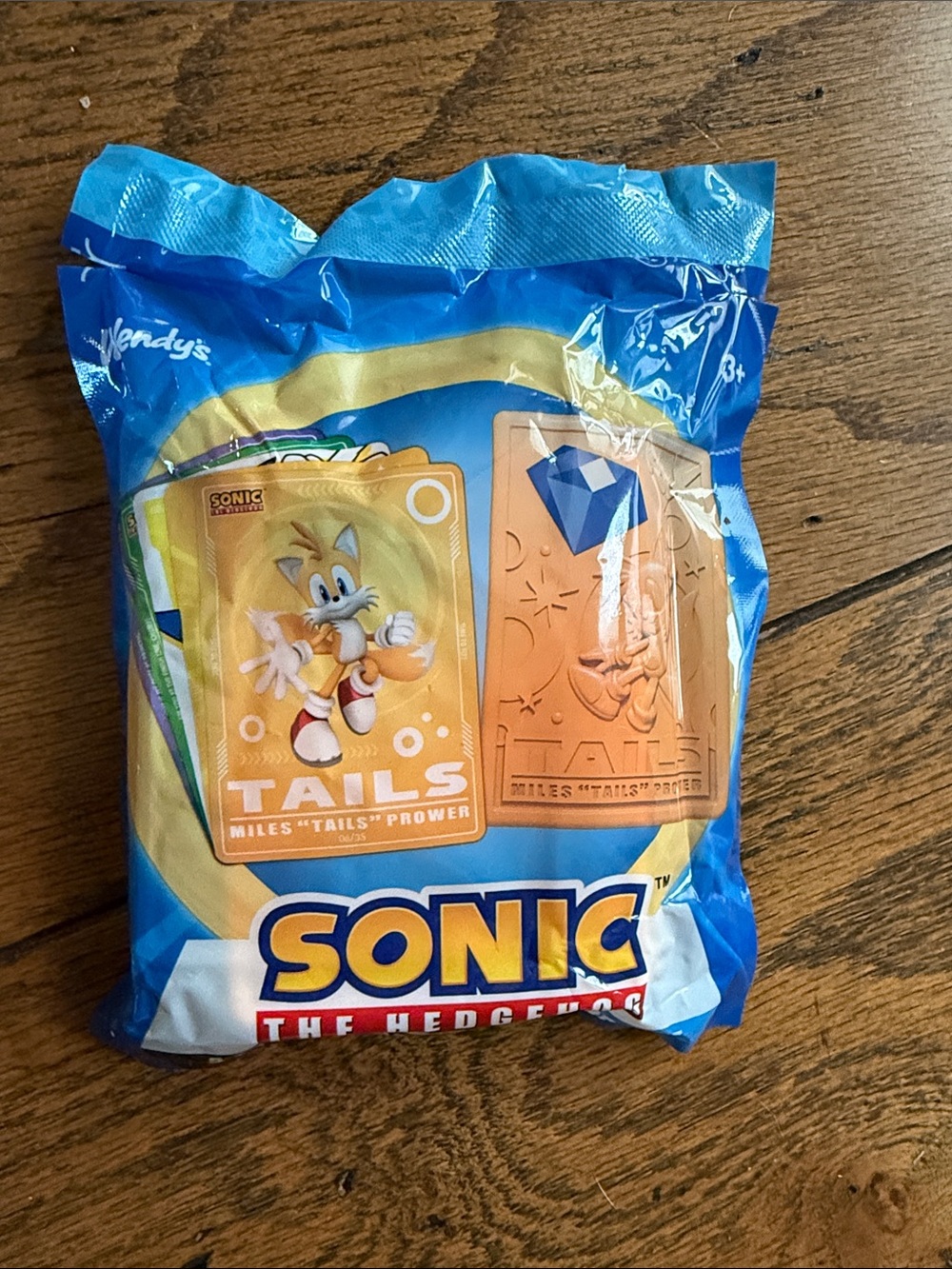 Wendy’s Sonic the Hedgehog Tails Collectible Pack - Blue/Yellow